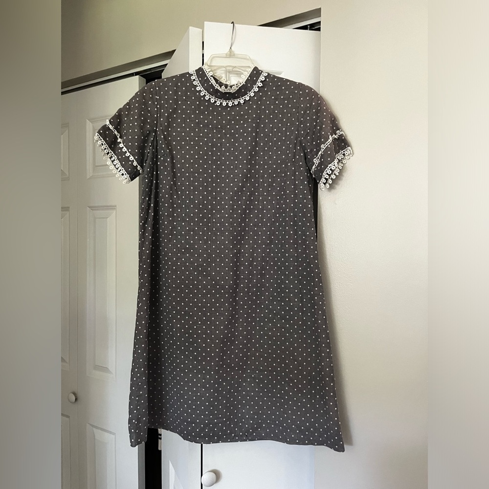 Trim Girl polka dot 60s mod dress